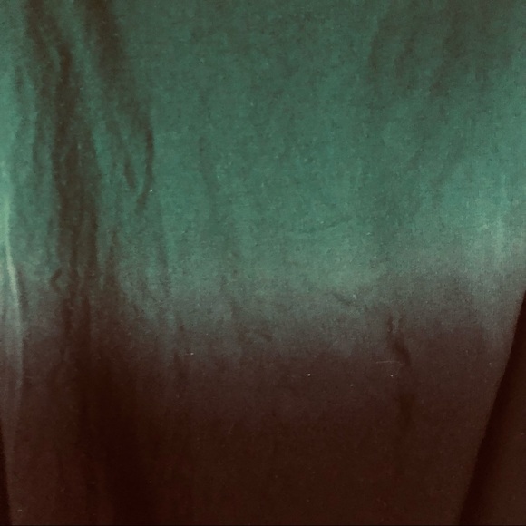 NOT FOR SALE - Gifted - Ted Haute ombré green fades to black top. - Picture 3 of 8